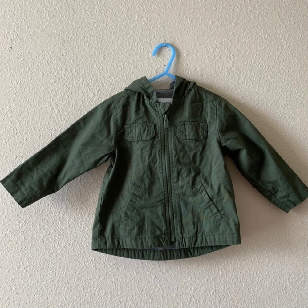 Old Navy Toddler Boys 18-24m NWT Olive Green Utility Jacket
